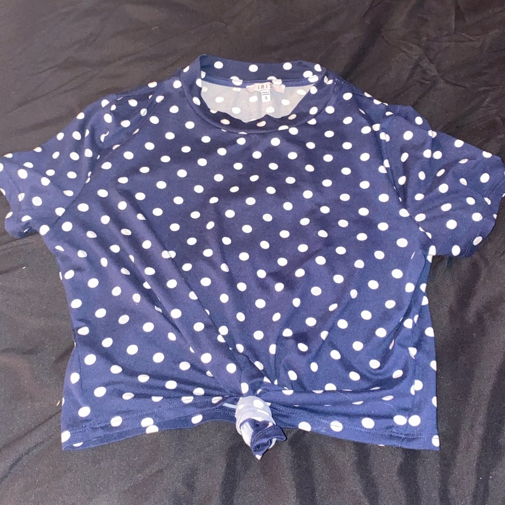 Navy blue Crop top